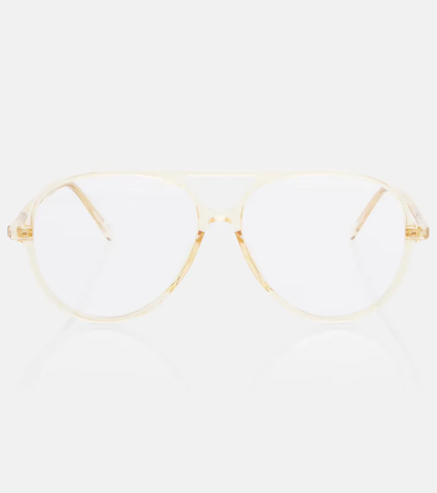 Ultralight V VLogo Aviator Glasses by Valentino
