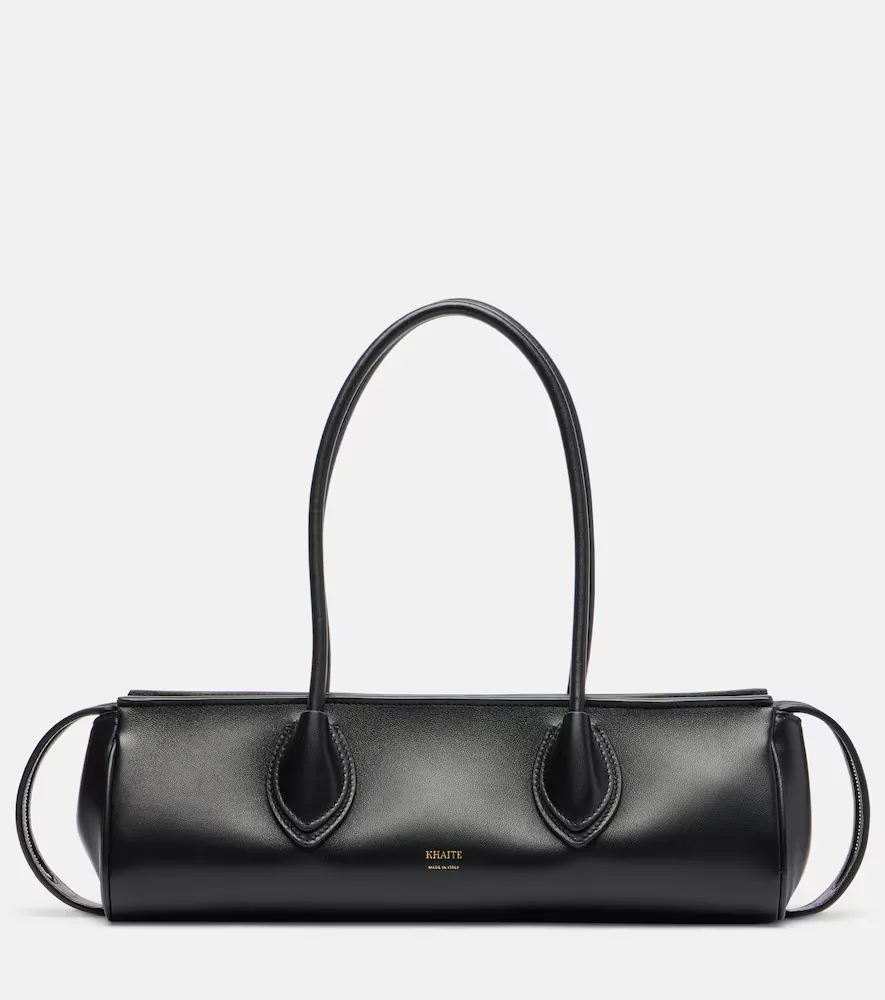 Donna Leather Shoulder Bag by Khaite
