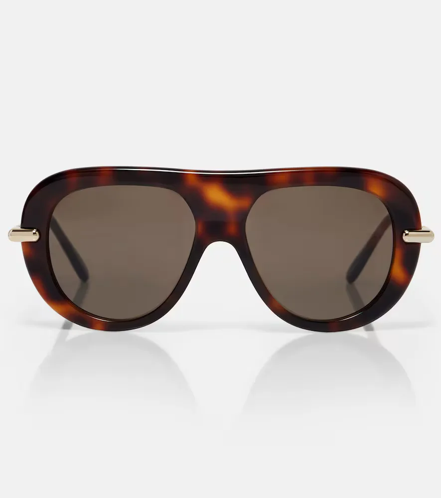 Slim Flat-Top Sunglasses by Loewe