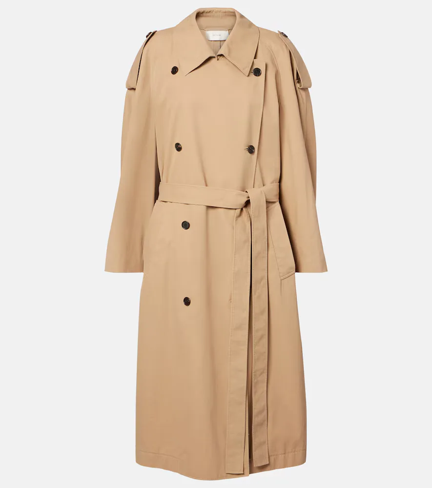 Dester Cotton and Cashmere Trench Coat by The Row