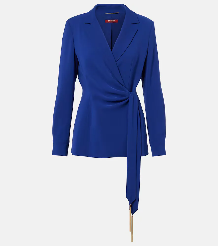 Elegante Skipper Cady Wrap Blazer by Max Mara