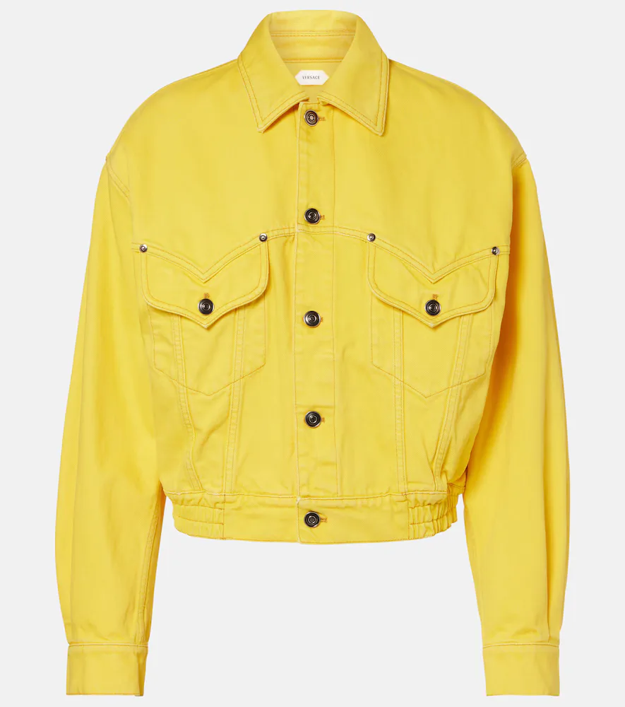 Denim Blouson Jacket by Versace