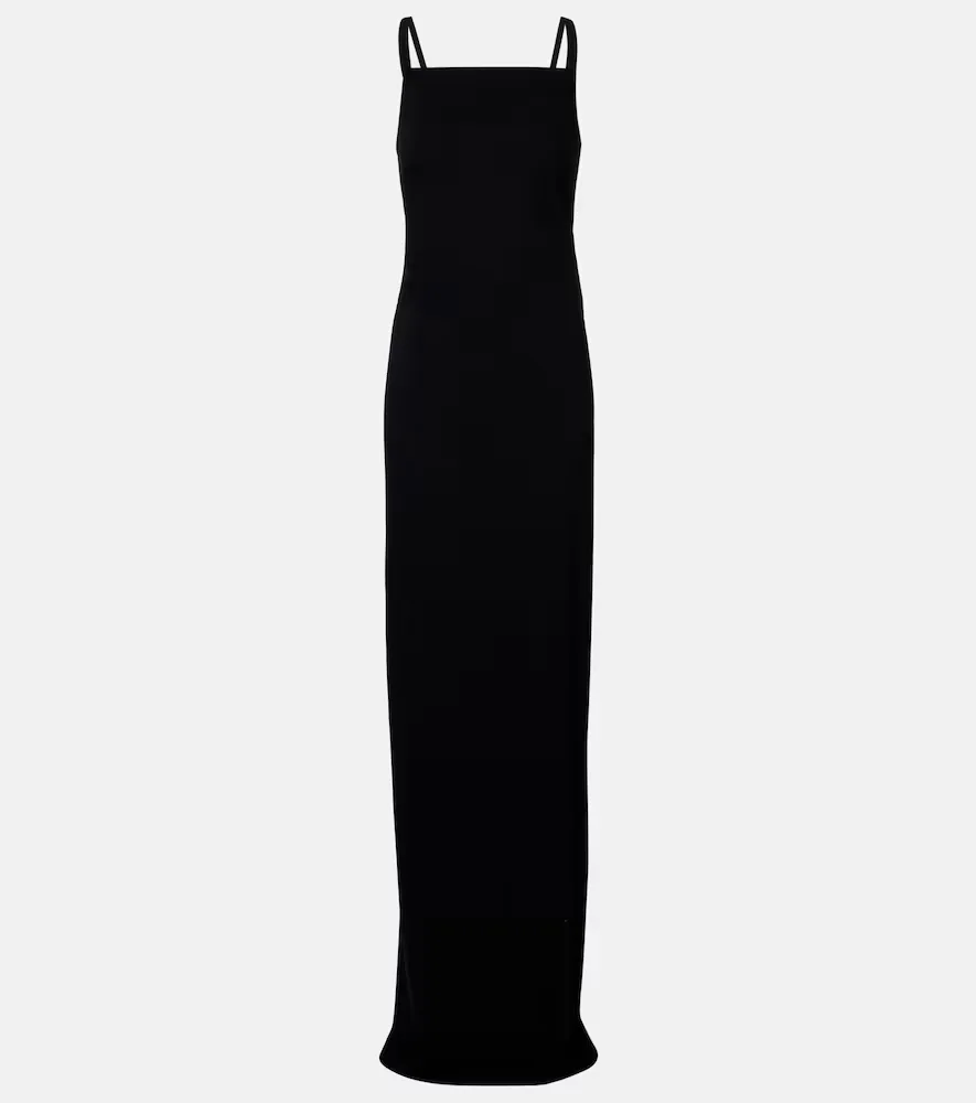 Temple Layered Cotton Jersey Maxi Dress by Rick Owens