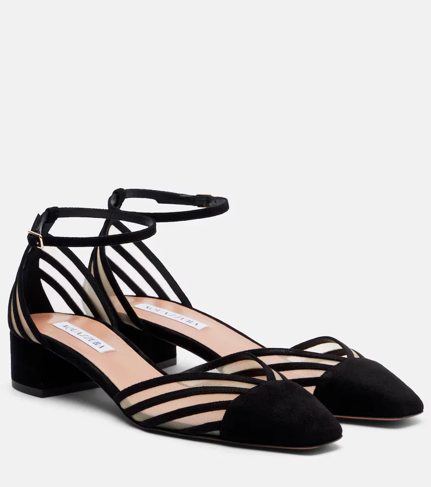 Alana 35 Suede Pumps by Aquazzura