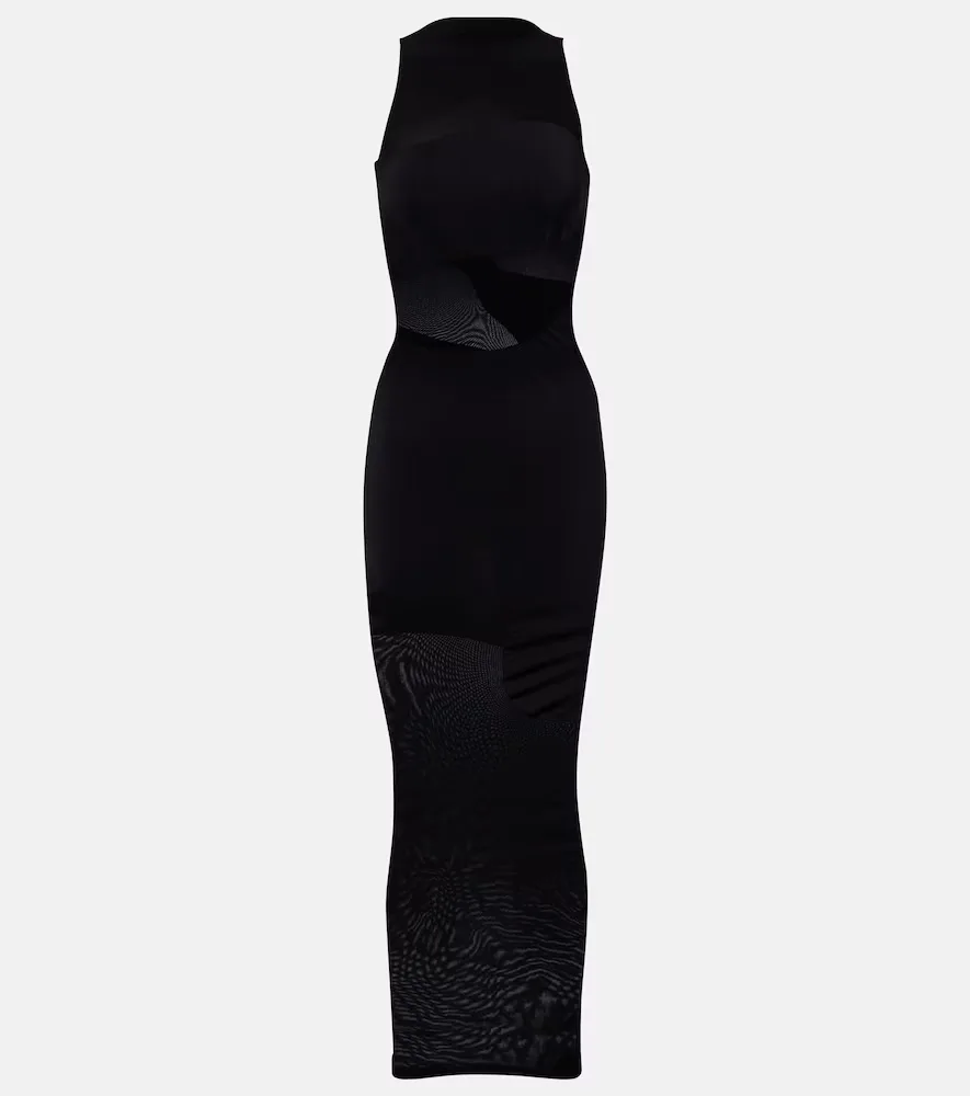 Shade Paneled Midi Dress