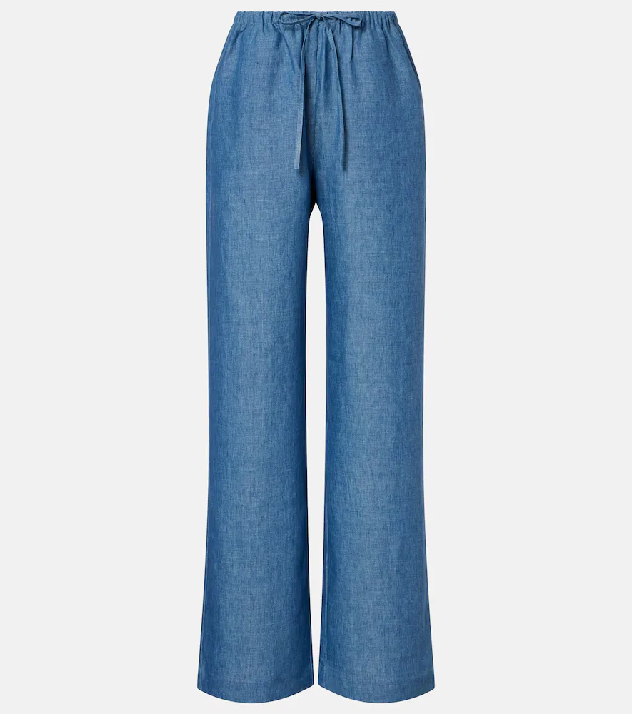 Linen Wide-Leg Pants by Rohe