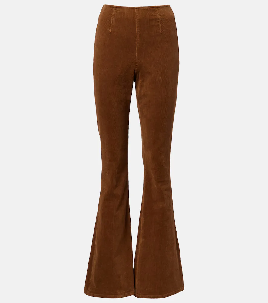 Beverly Off-Duty Corduroy Flared Pants by Veronica Beard