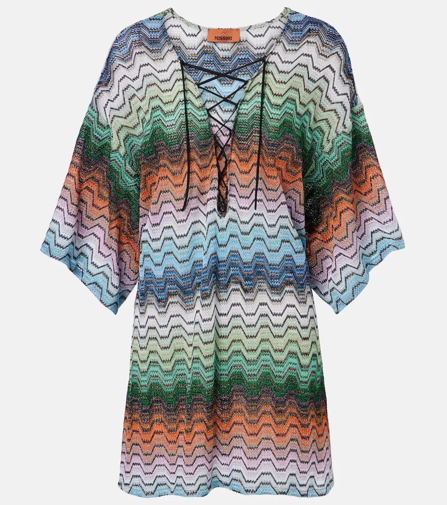 Wave Lamé Beach Dress by Missoni