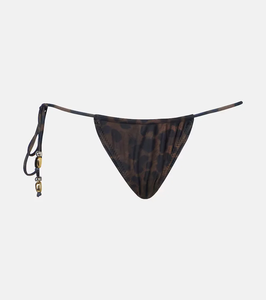 Beaded Printed Bikini Bottoms by Same
