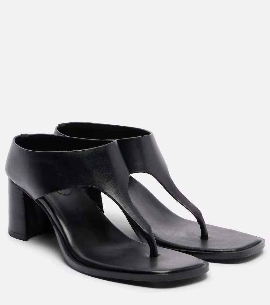 Fairlie Leather Thong Sandals by A.Emery
