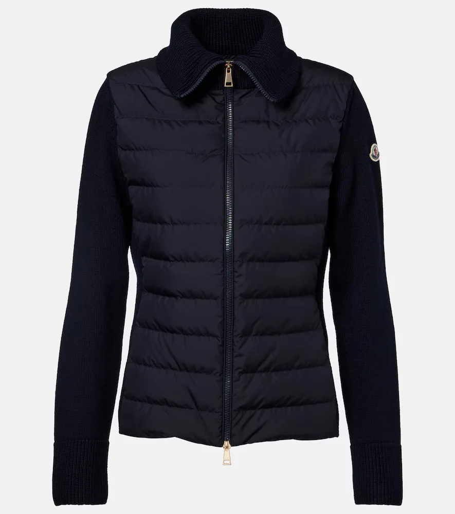 Paneled Quilted Down Jacket by Moncler