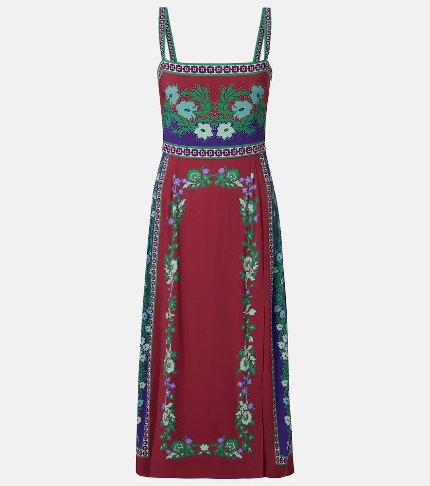 Buy Me a Martini Floral Midi Dress by La DoubleJ