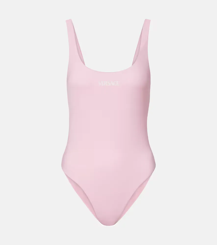 Logo Swimsuit by Versace