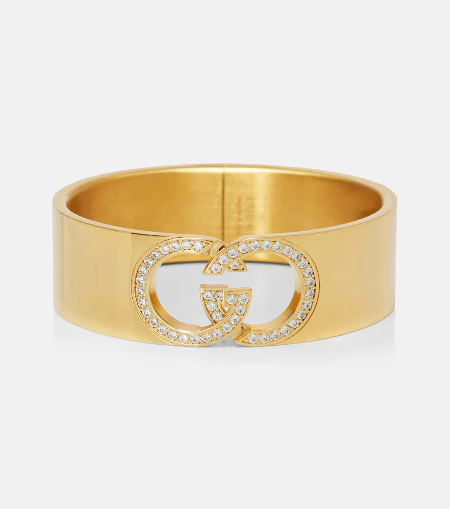GG Crystal-Embellished Bangle by Gucci