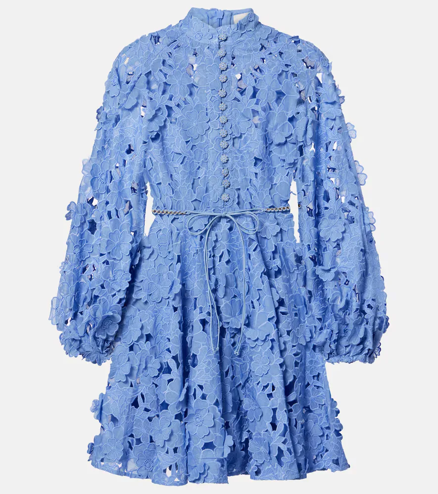 Patience Floral Cotton Minidress