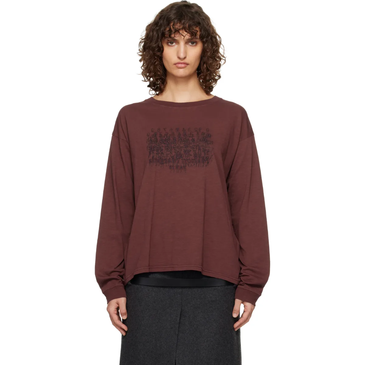Cotton Numerical T-Shirt by Maison Margiela