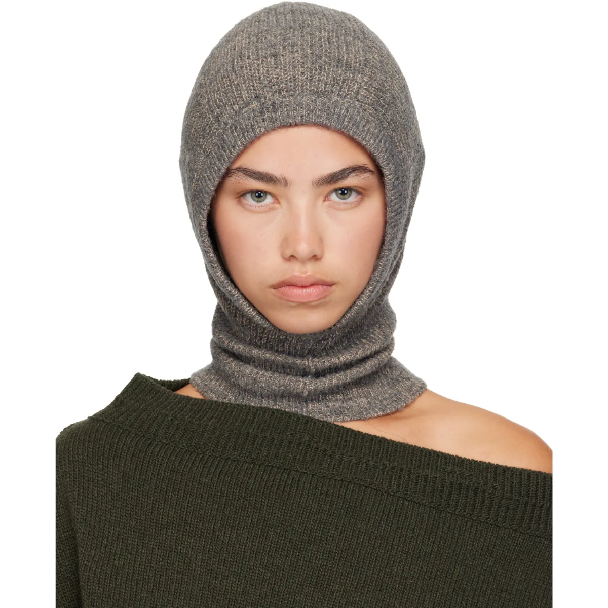 Wool Cotton Balaclava by Maison Margiela