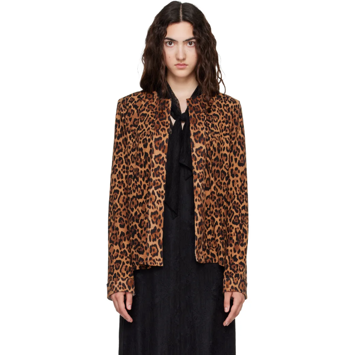Leopard Cardigan by Anna Sui