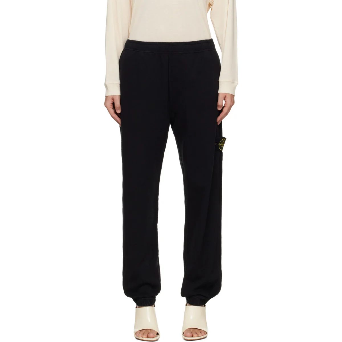 Malfilé Fleece Old Effect Sweatpants by Stone Island
