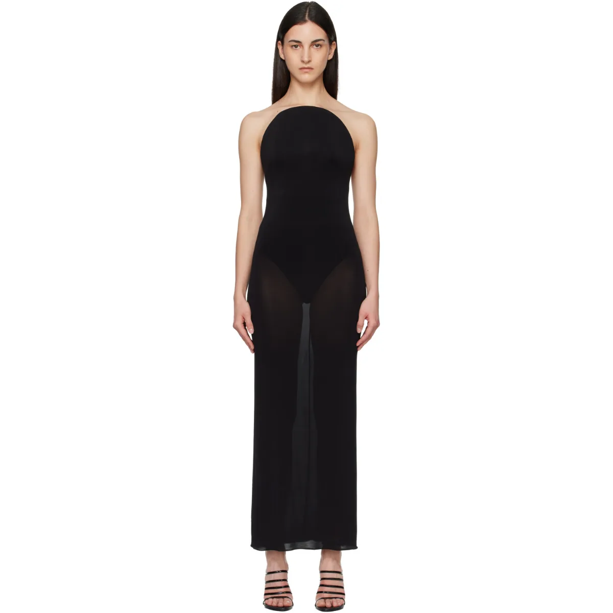Sculpture Jersey Maxi Dress by ALAÏA