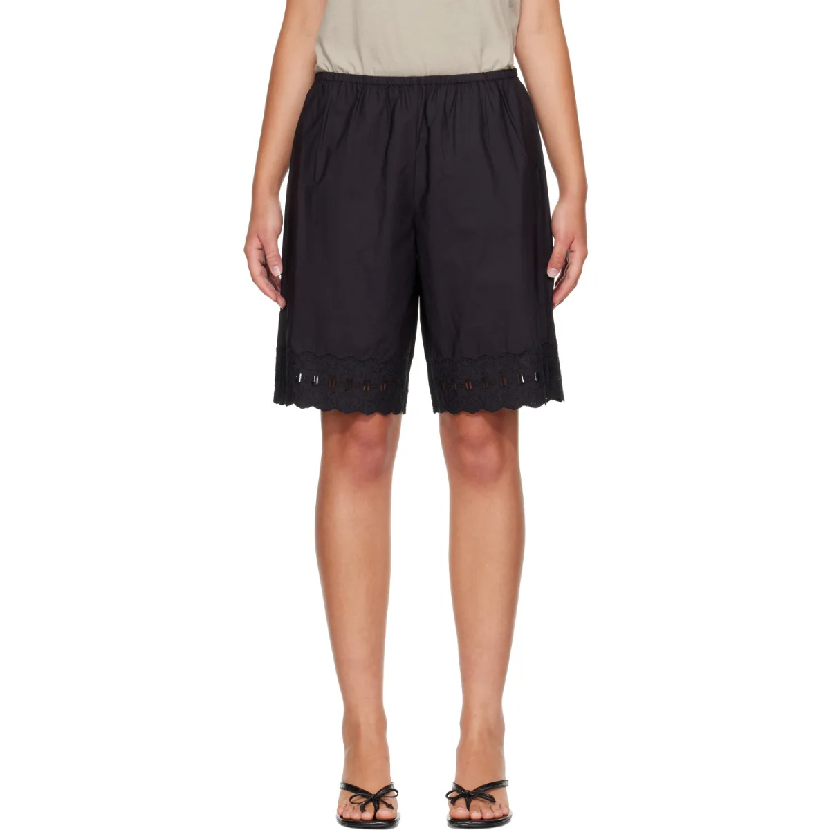 Pepita Shorts by Sandy Liang
