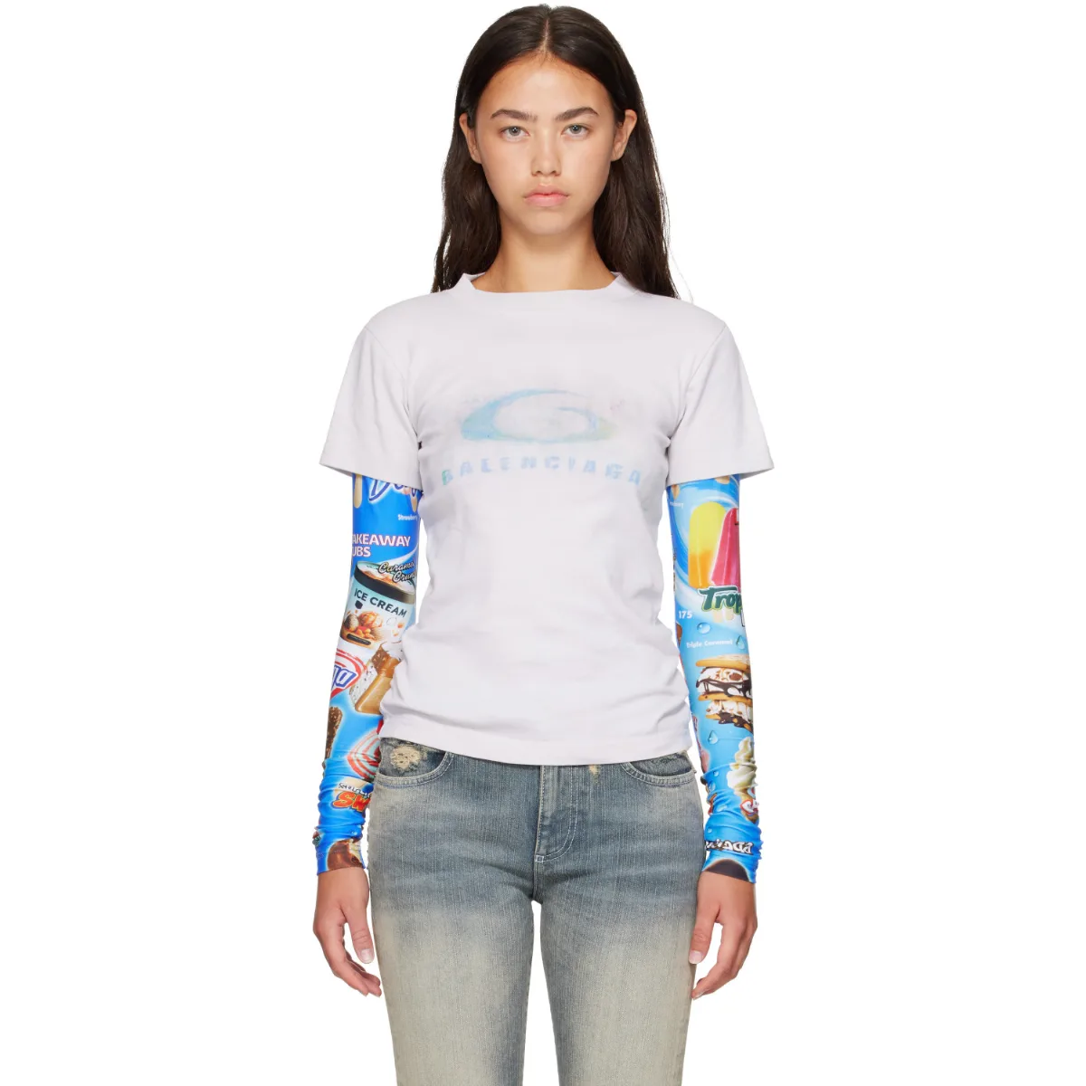 Double Sleeve T-Shirt by Balenciaga