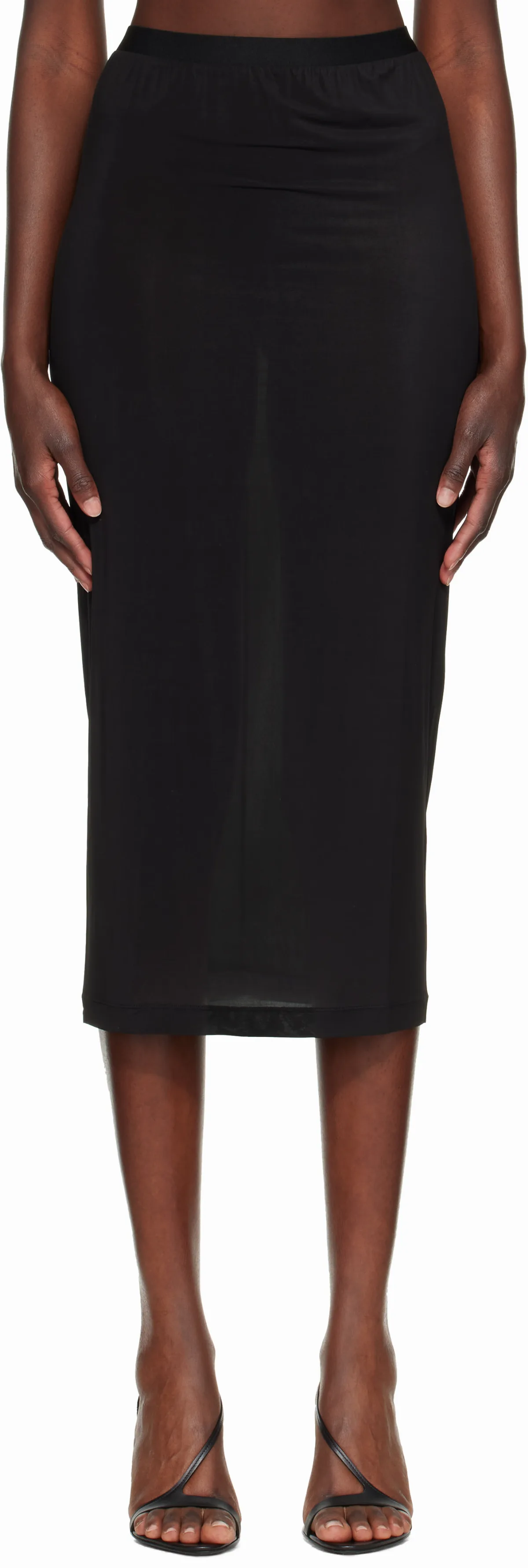 Sheer Midi Skirt