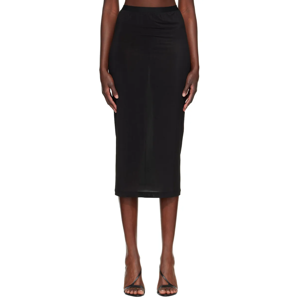 Sheer Midi Skirt by WARDROBE.NYC