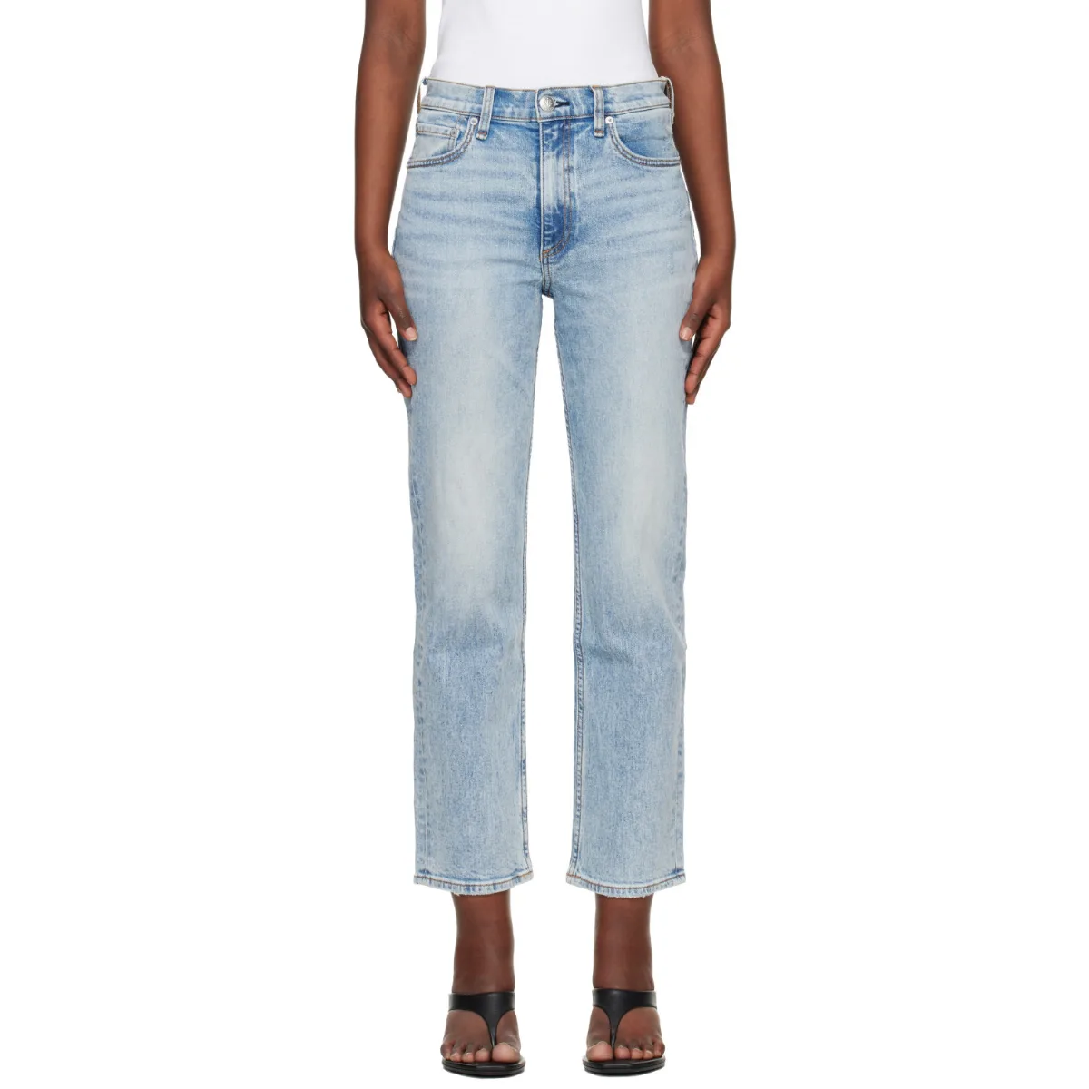 Harlow Ankle Straight Jeans by rag & bone