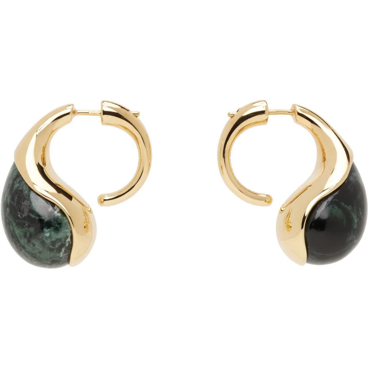 Drop Marble Earrings