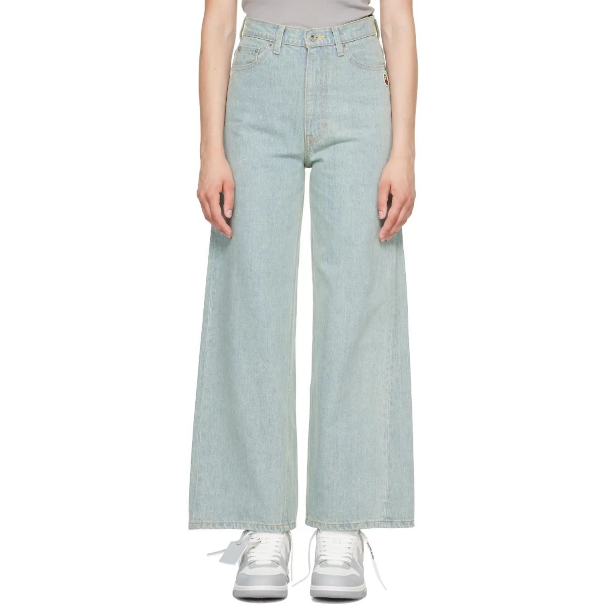 Crystal Stone BAPE Sta Logo Baggy Jeans by BAPE