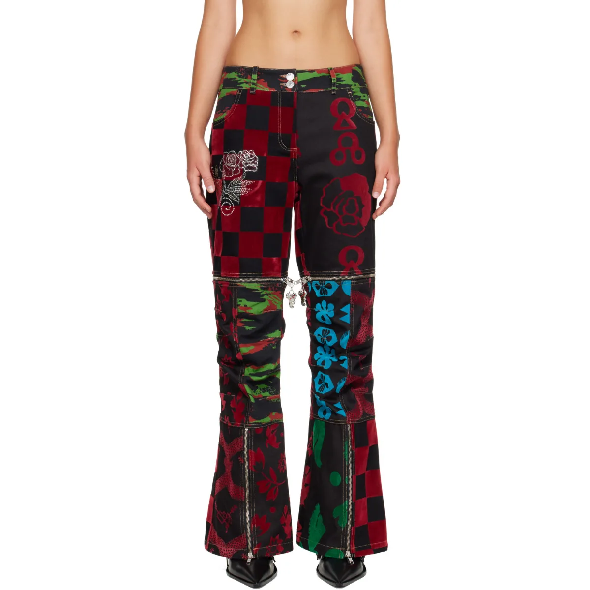 Patchwork Bevo Jeans by Chopova Lowena