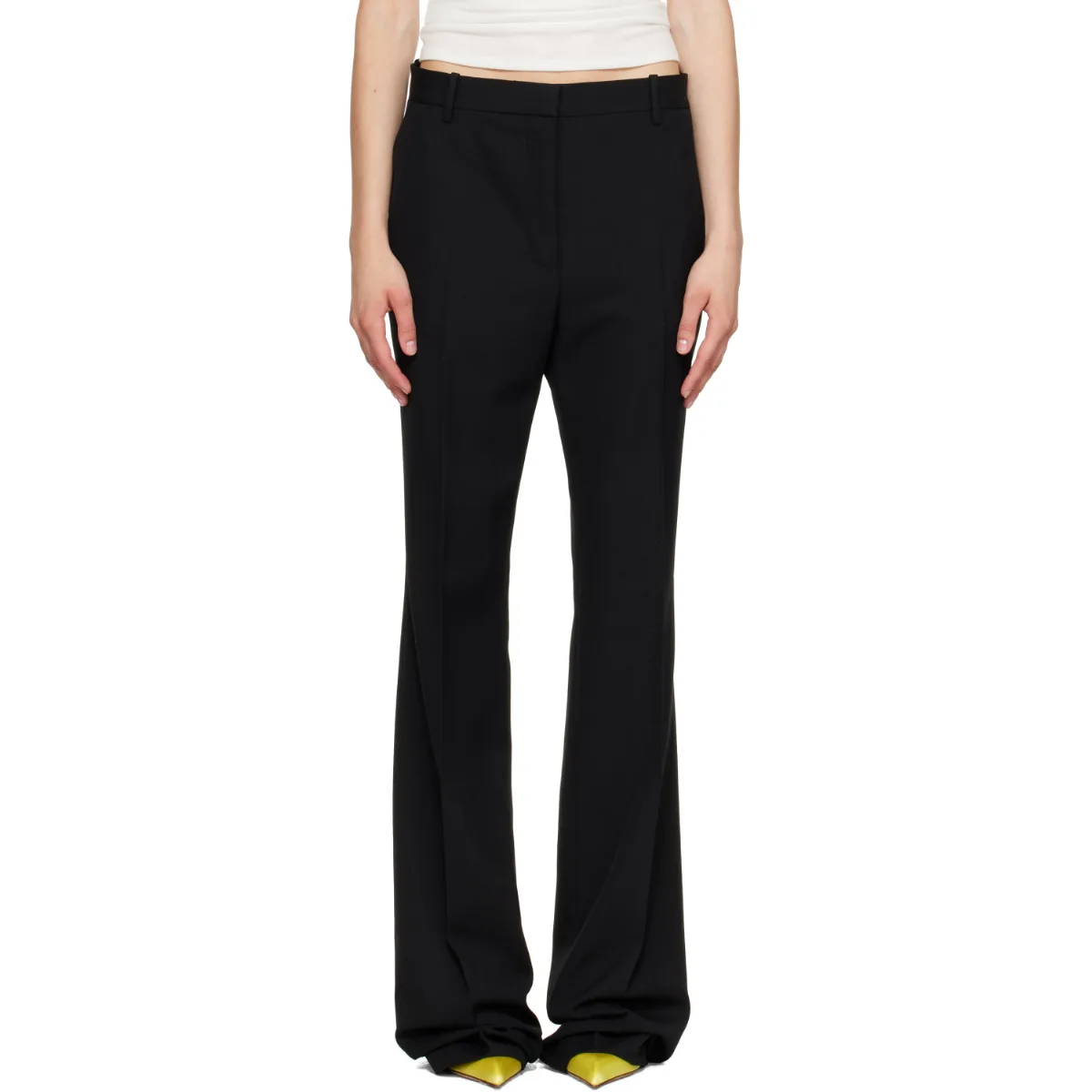 Sharp Tailored Straight Boyfriend Trousers