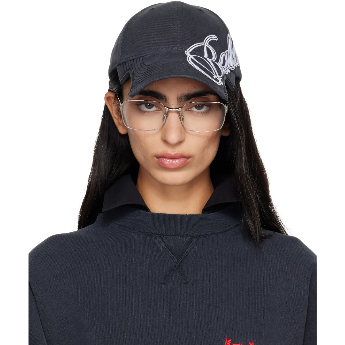Cursive Logo Cap by Balenciaga