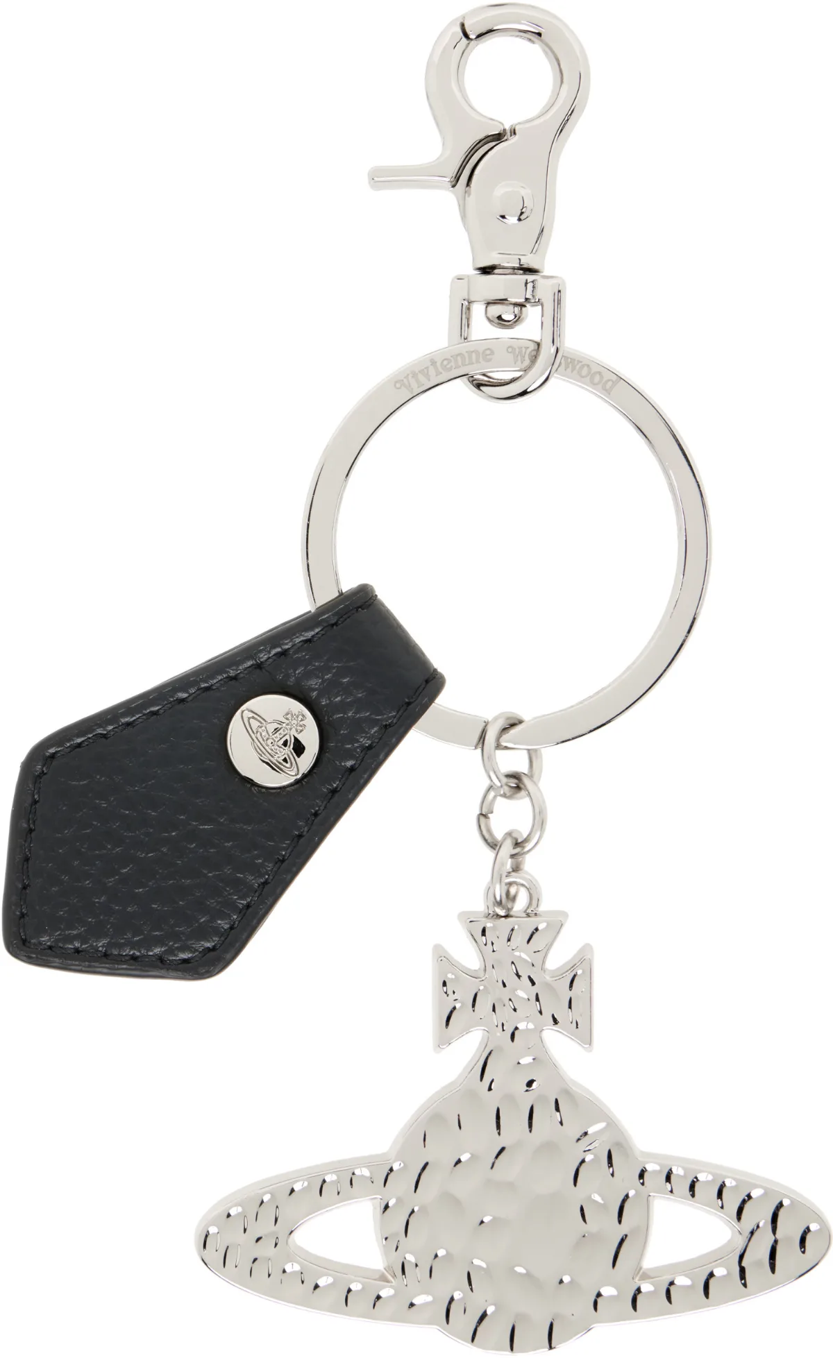 Hammered Orb Keychain