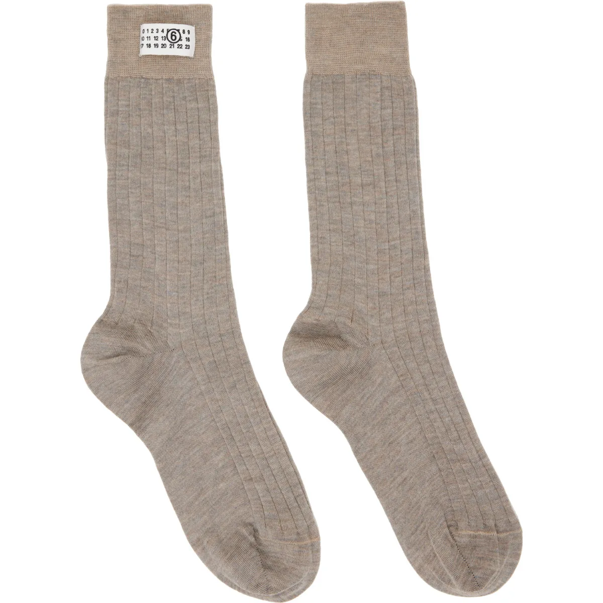 Wool Blend Socks by MM6 Maison Margiela