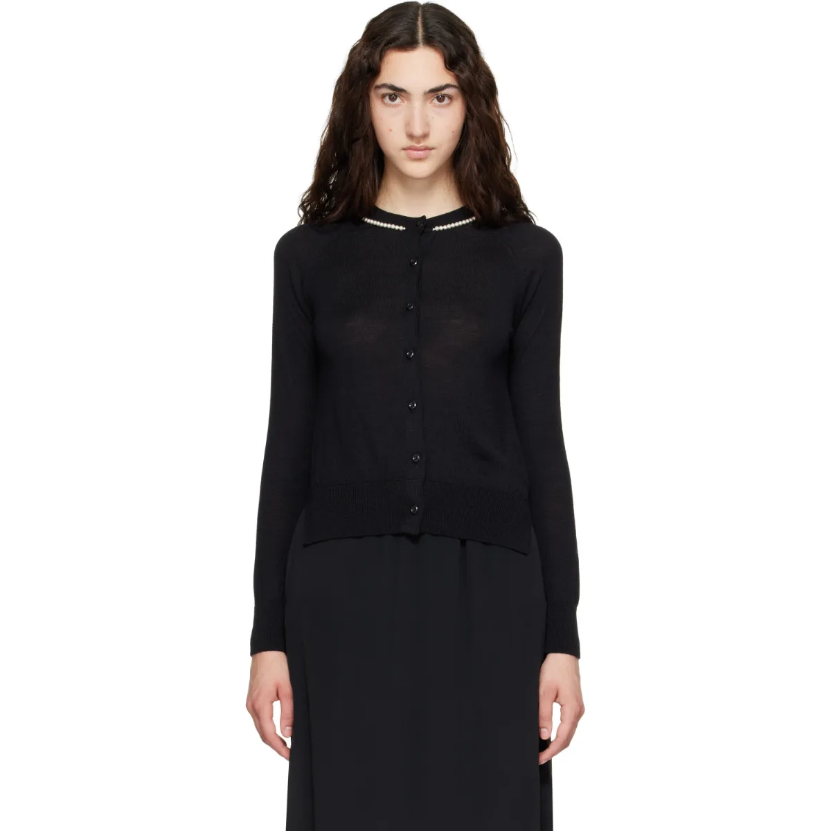 Classic Merino Silk Cardigan by Simone Rocha