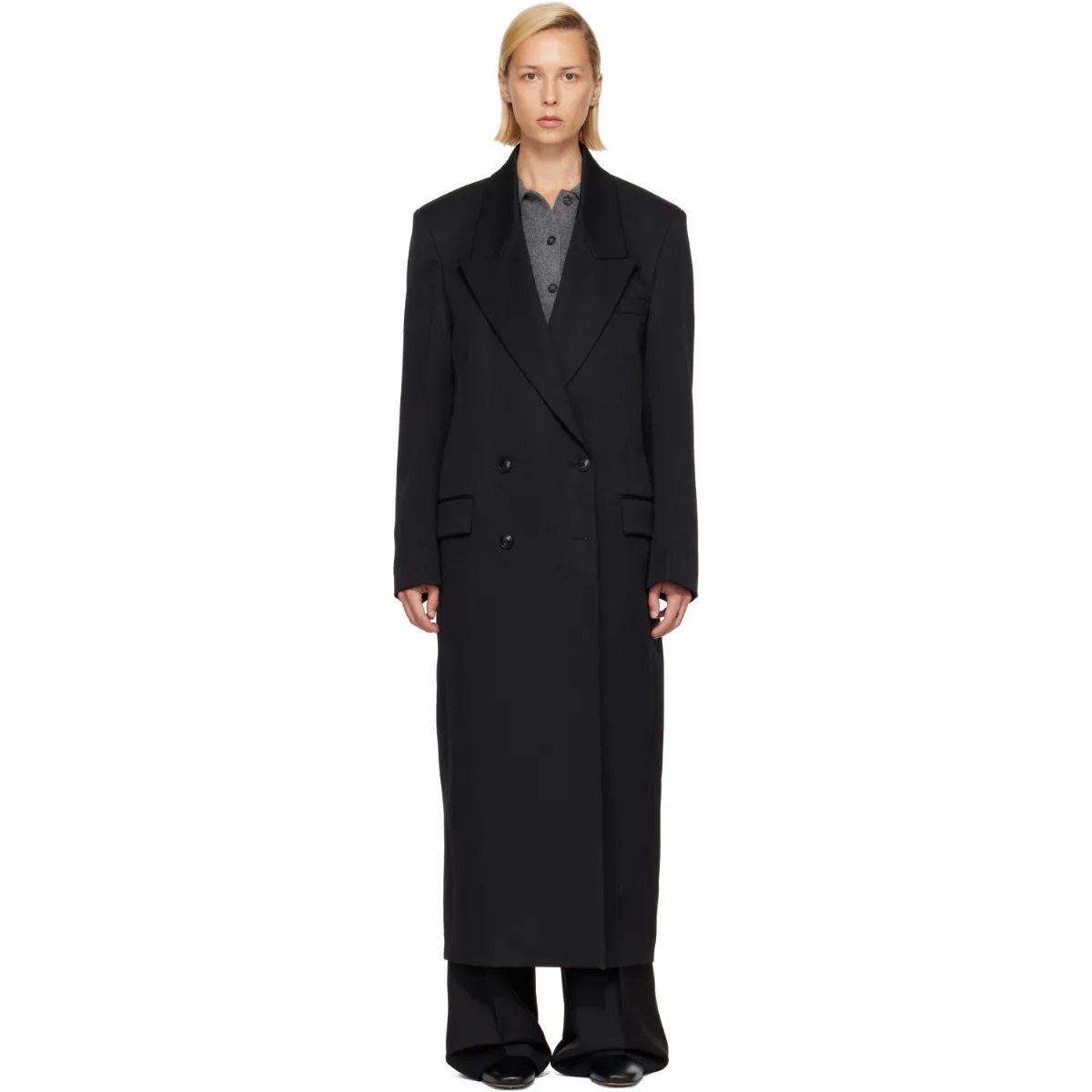 Double Breasted Tailored Coat