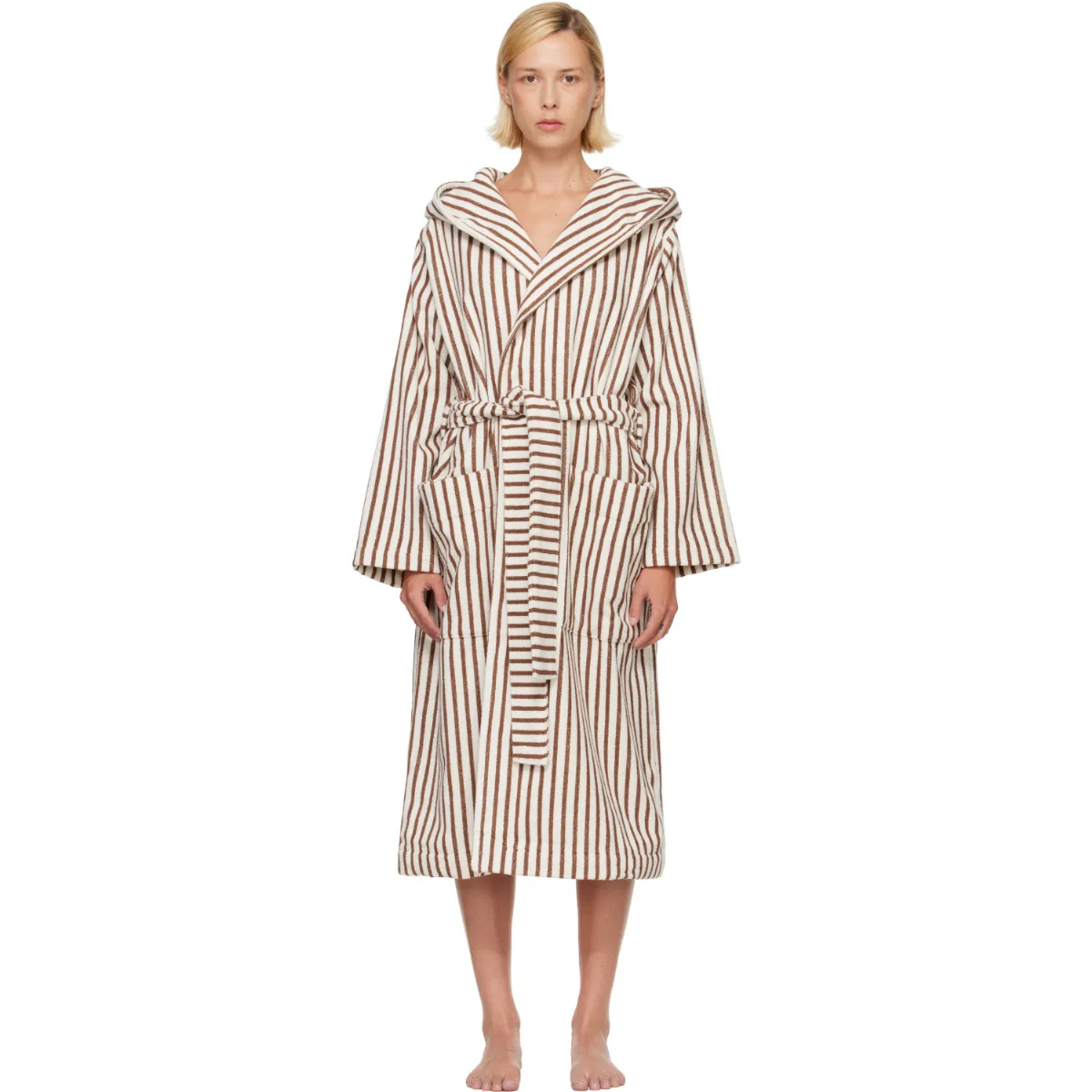 Terry Hooded Bathrobe by Tekla