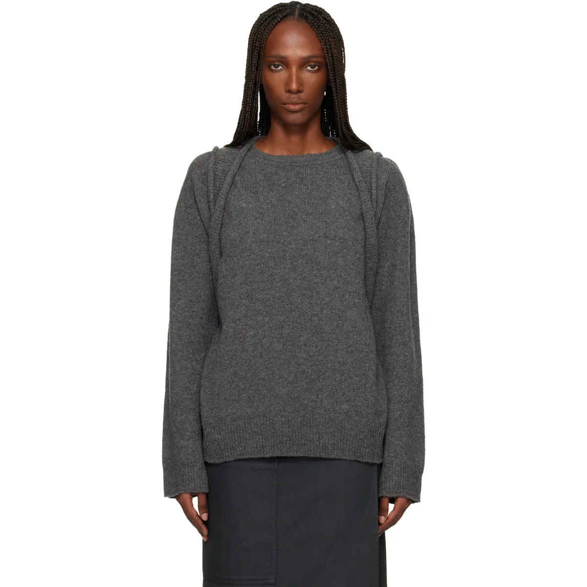 Backpack Knit Sweater by ISSEY MIYAKE