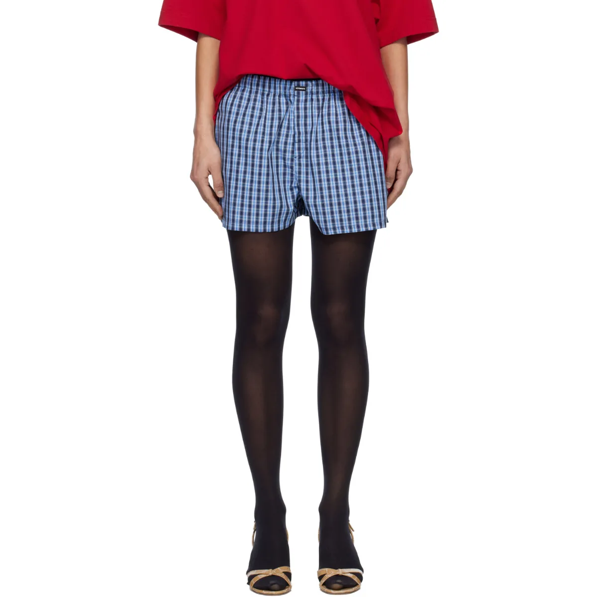 Push-Up Shirting Shorts by VETEMENTS