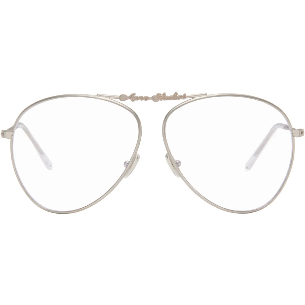 Metal Aviator Glasses by Acne Studios