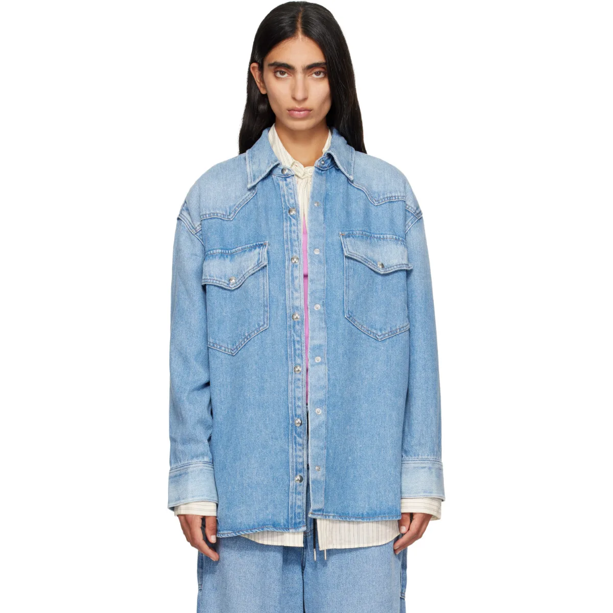 Lotta Denim Shirt by AGOLDE