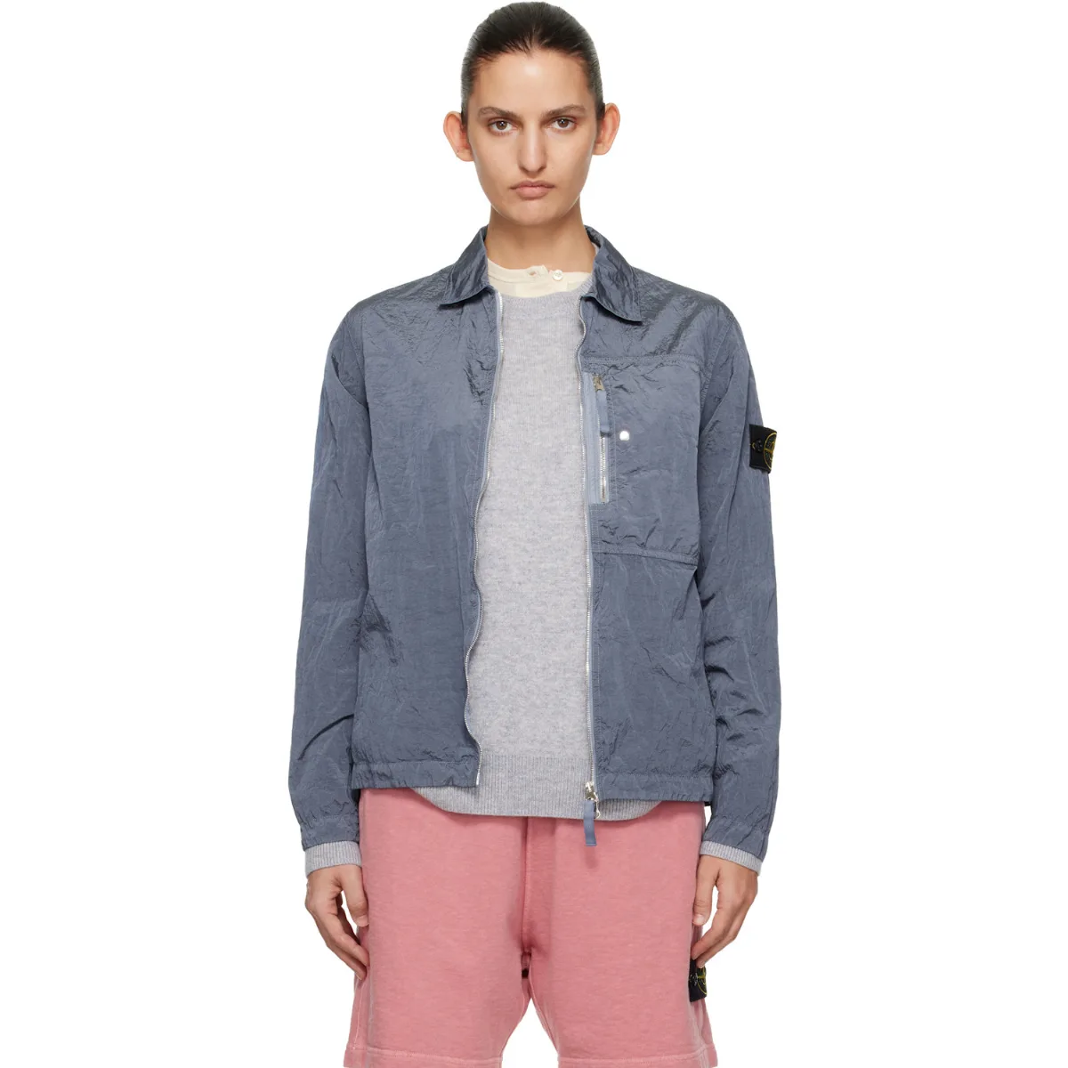 1200038 Nylon Metal Econyl Overshirt by Stone Island