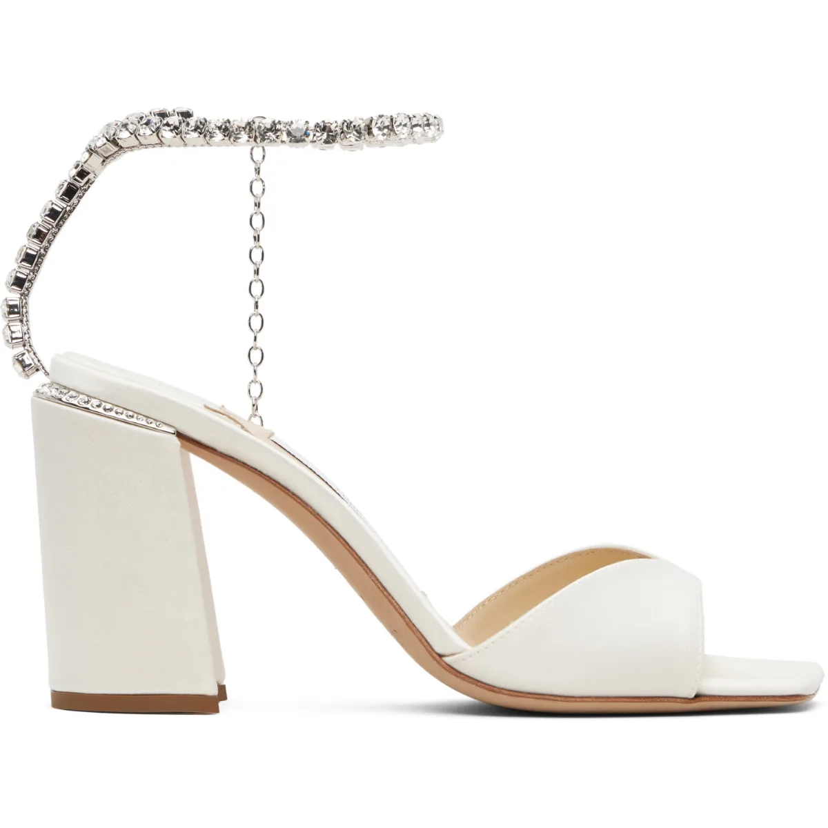 Saeda Block Heel 85 Heeled Sandals by Jimmy Choo
