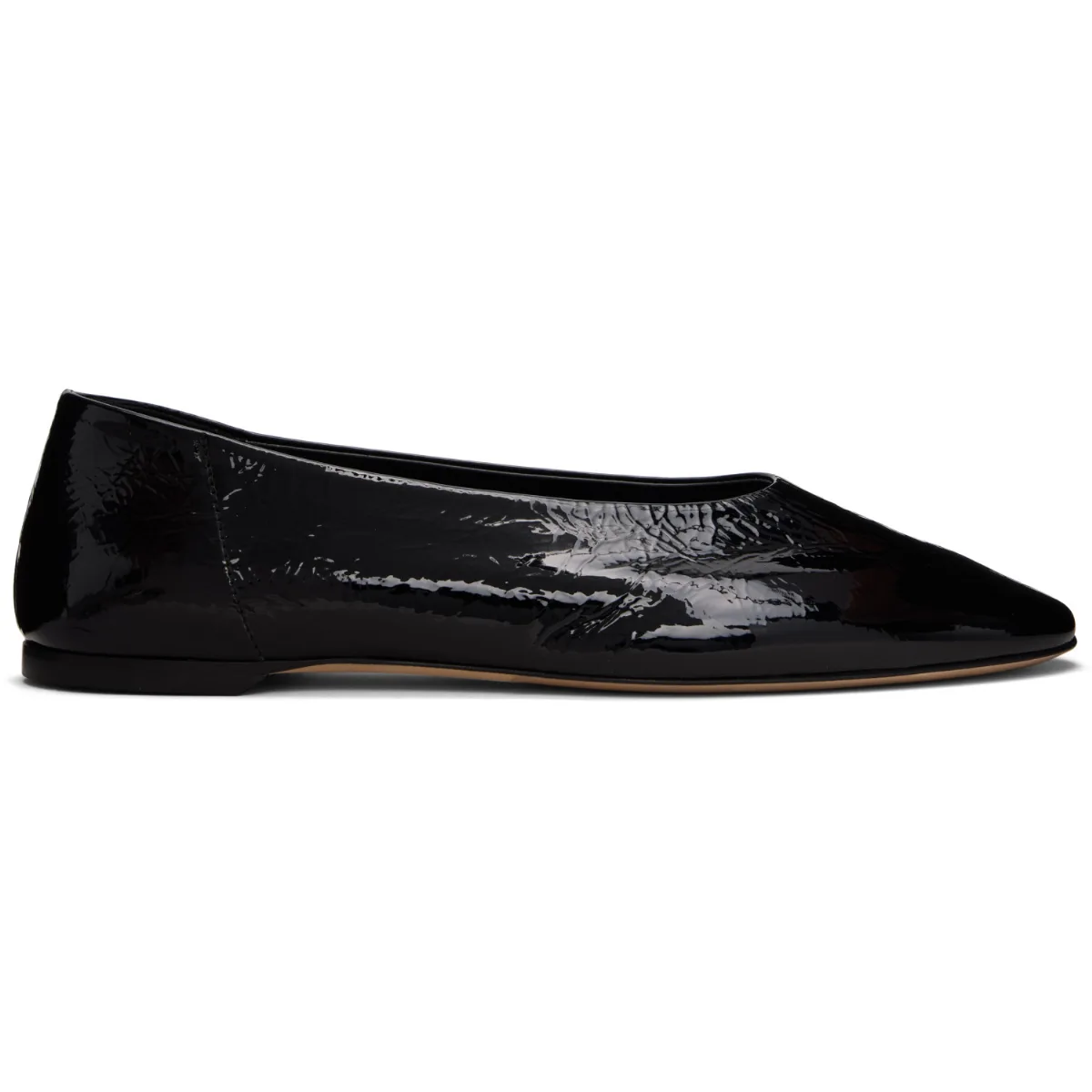 Slip Naplack Ballerina Flats by TOTEME