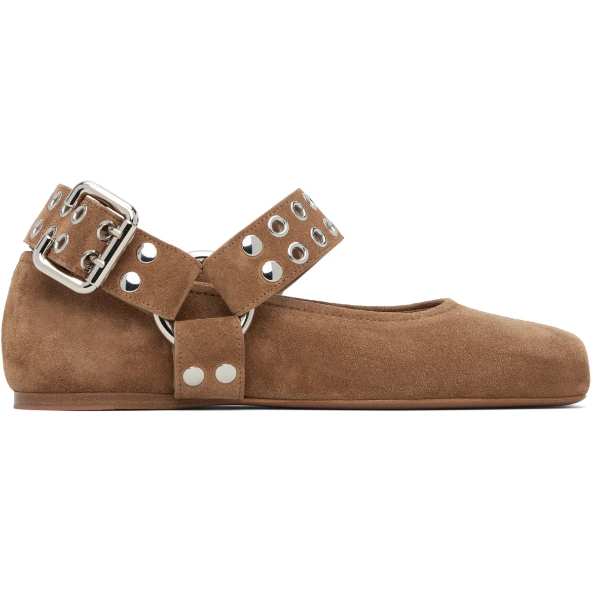 Biker Ballerina Flats