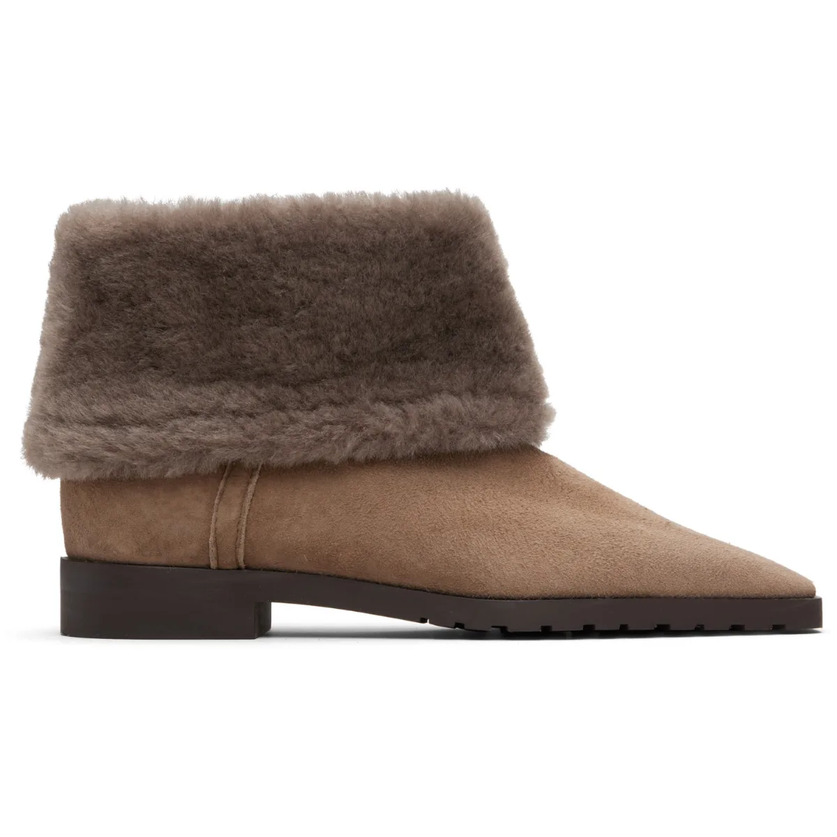 Fold-Down Shearling Boots by TOTEME