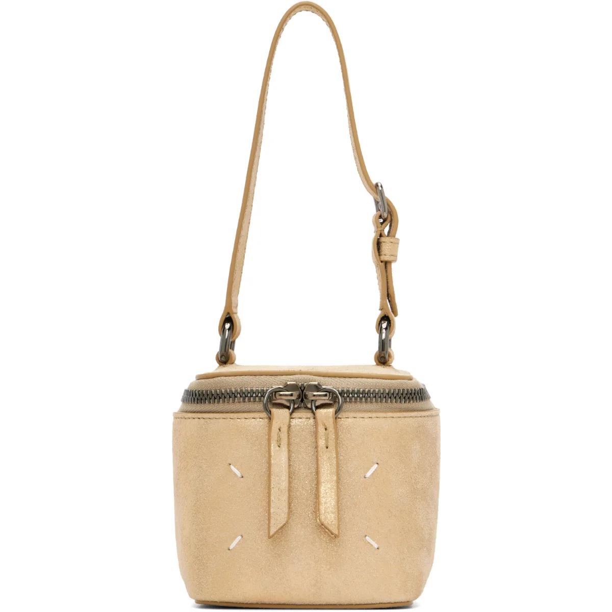 Leather Mini Box Bag by Maison Margiela