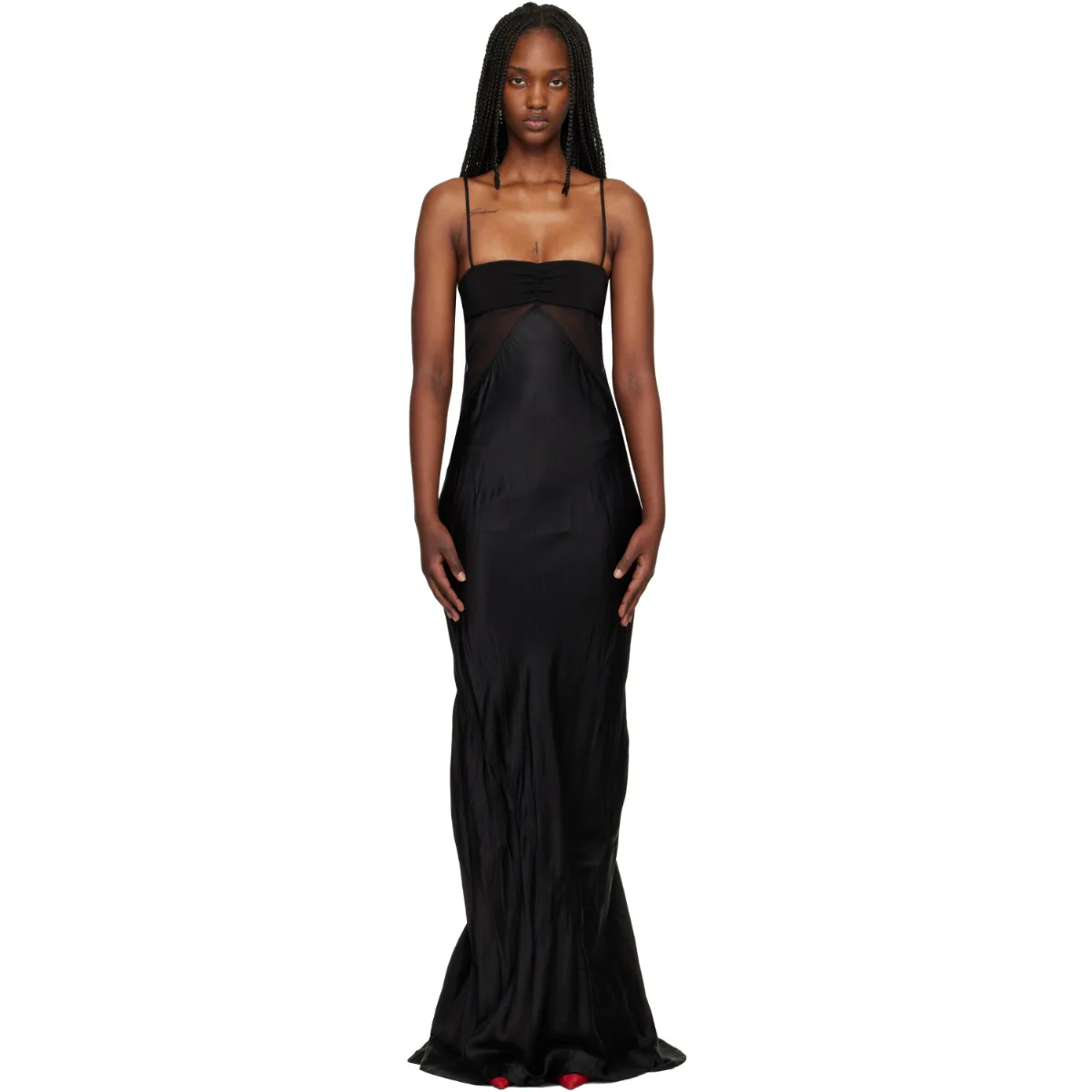 Temple Combo Slip Maxi Dress by Rick Owens